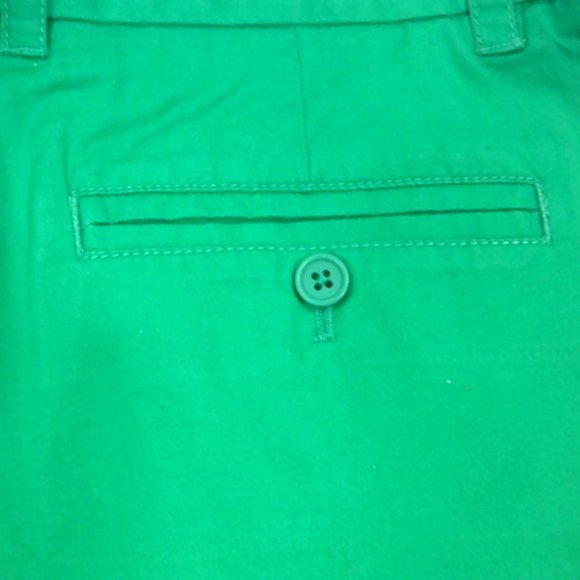 J Crew Girls Green Chino Shorts -14 - Picture 11 of 12